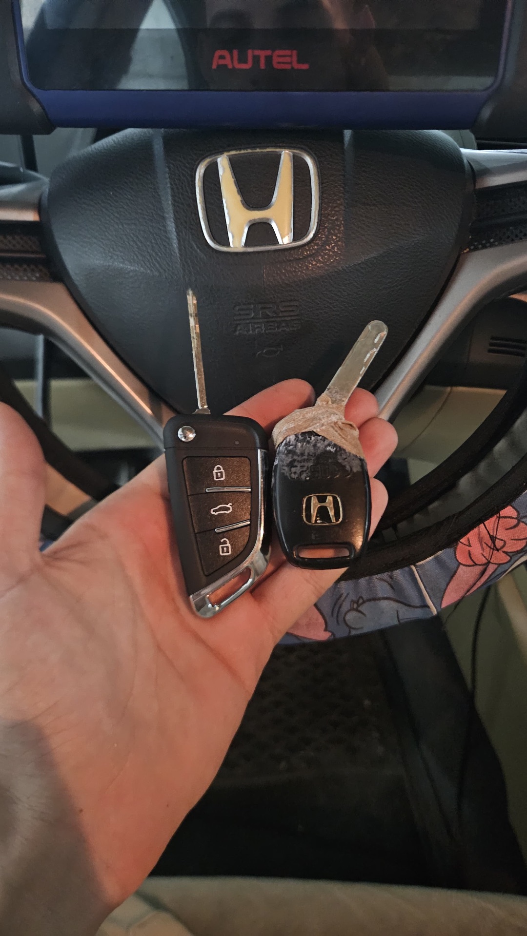 שחזור מפתח לרכב Honda